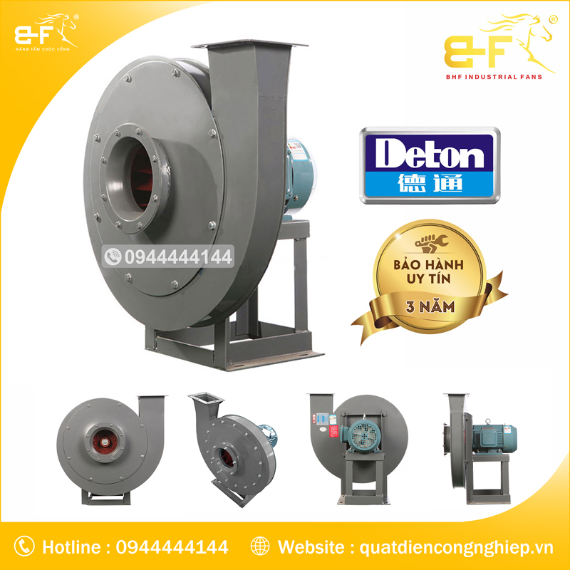 Quạt Ly Tâm Siêu Cao Áp Deton 9-19-4.5A