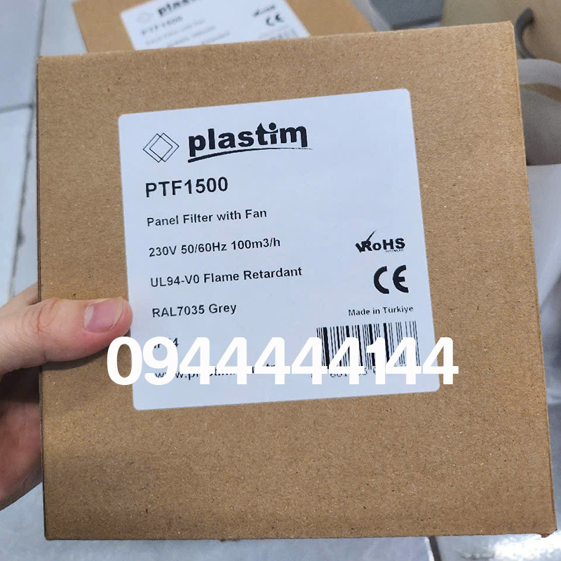 Quạt Làm Mát Tủ Điện Kèm Lọc Bụi Plastim PTF-1500-3