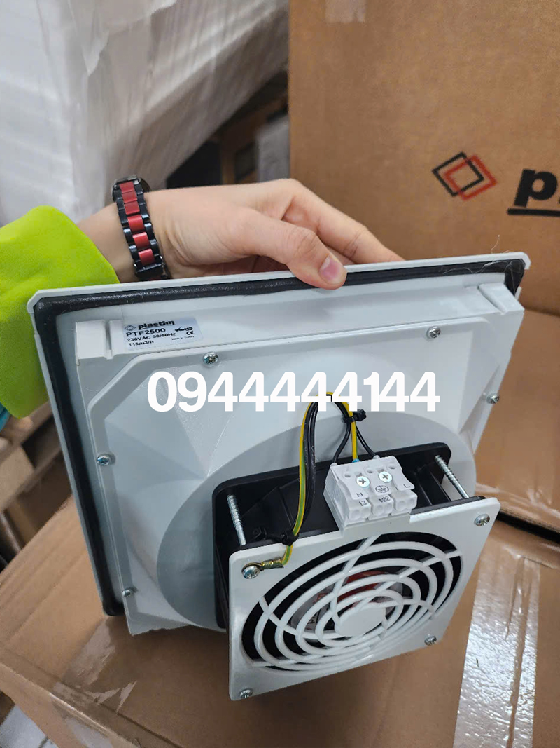 Quạt Tản Nhiệt Tủ Điện Kèm Lọc Bụi Plastim PTF-2500-1