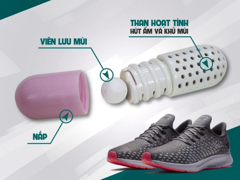 Dùng viên khử mùi chuyên dụng