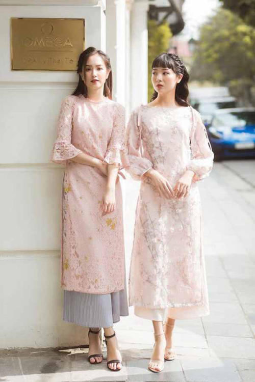 giay cao got voi ao dai