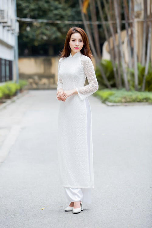 giay cao got voi ao dai