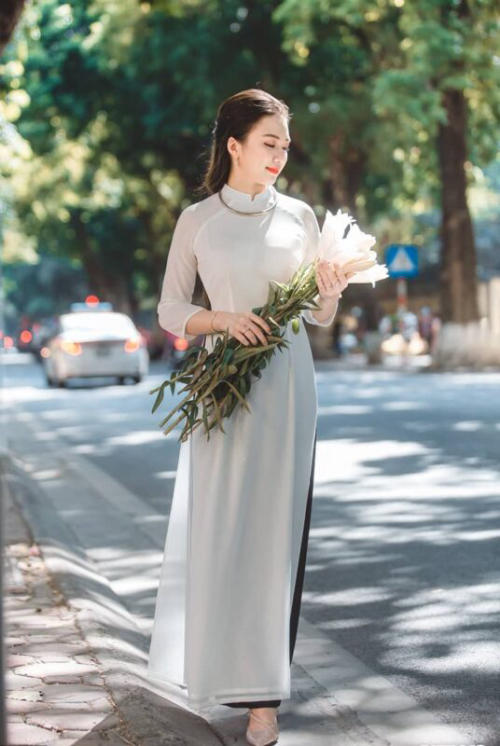 giay cao got voi ao dai