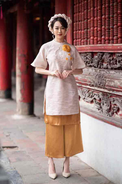 giay cao got voi ao dai