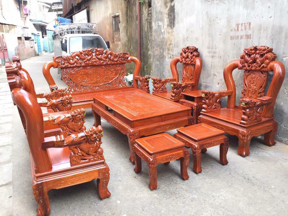 Bộ bàn ghế đồng kỵ rồng bát tiên gỗ hương đá – Đồ gỗ Đỗ Mạnh Bộ Bàn Ghế Đồng Kỵ Rồng Bát Tiên Gỗ Hương Đá – Đồ Gỗ Đỗ Mạnh