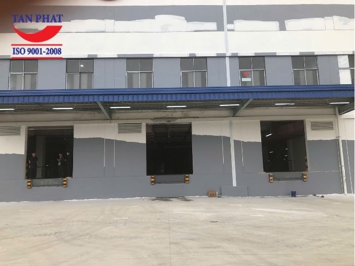 Sàn nâng thủy lực 12 tấn Tân Phát tại KCN Bảo Minh, Nam Định