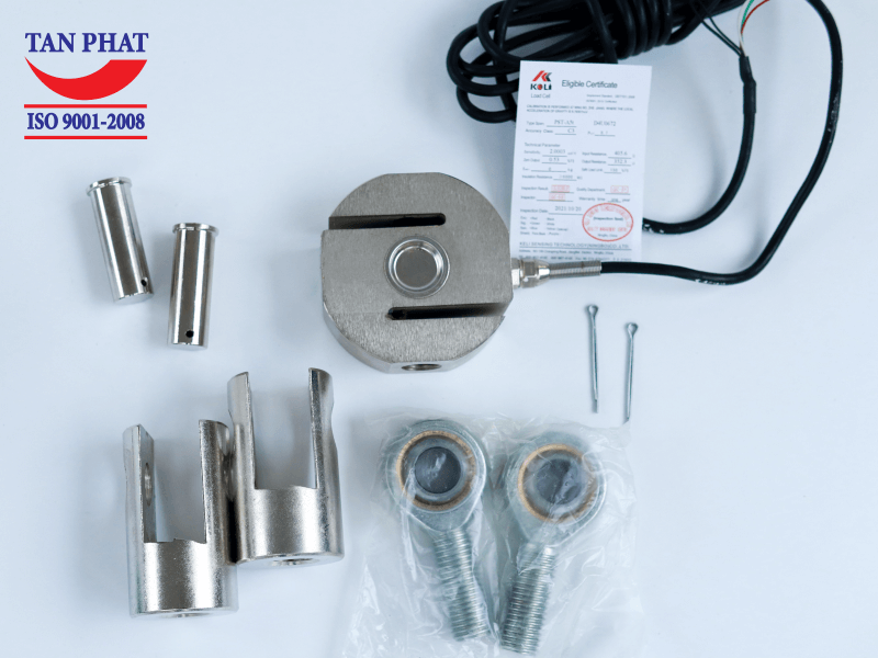 Loadcell PST được bán ra với đầy đủ phụ kiện và bộ gá đi kèm