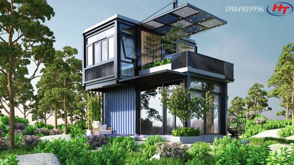 Biến Container Thành Nhà Vườn Xanh –Tiện Nghi, Tiết Kiệm và Bền Vững