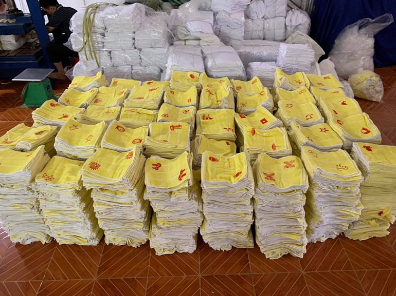 Bán khăn mầm non uy tín, giá giẻ tại Quận3 Thạnh Thành Phố HCM.