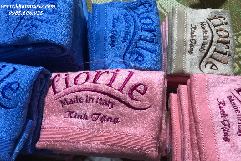 Xưởng nhận thêu khăn khách sạn, khăn spa khăn quà tặng - Muses