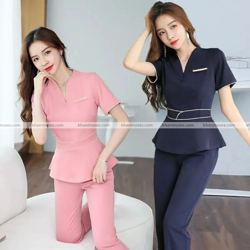Đồng phục spa Hàn Quốc: Tinh tế, nhẹ nhàng và chuyên nghiệp