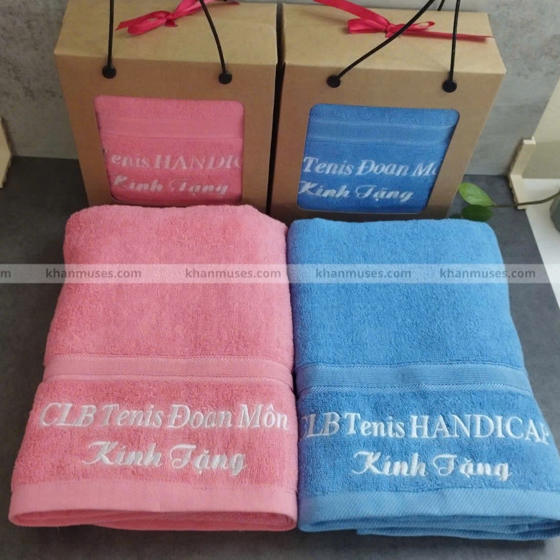 Khăn Cotton Thêu Logo - Khăn CLB Handicap & Đoan Môn