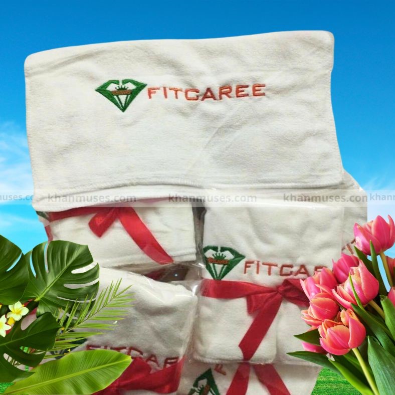 Khăn Thể Thao Microfiber Thêu Logo - Fitcaree