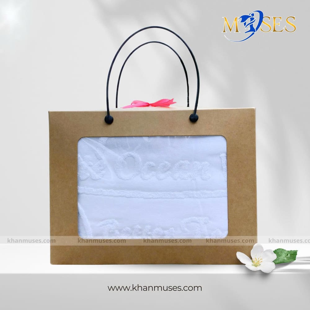 Khăn Cotton Dệt Logo - Công Ty Cổ Phần Thú Y Đại Dương Trắng