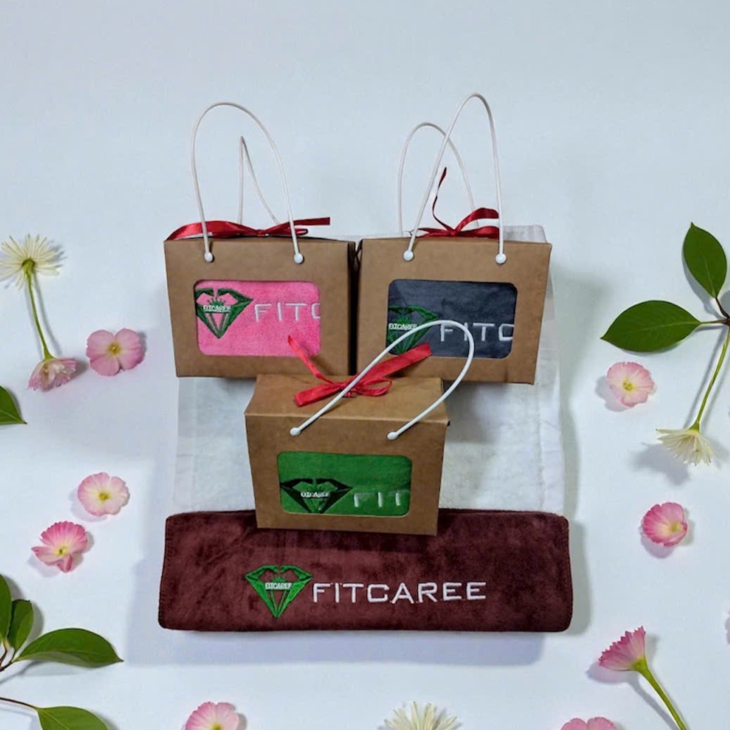 Khăn Microfiber Thêu Logo - Thương Hiệu Gym FITCARE