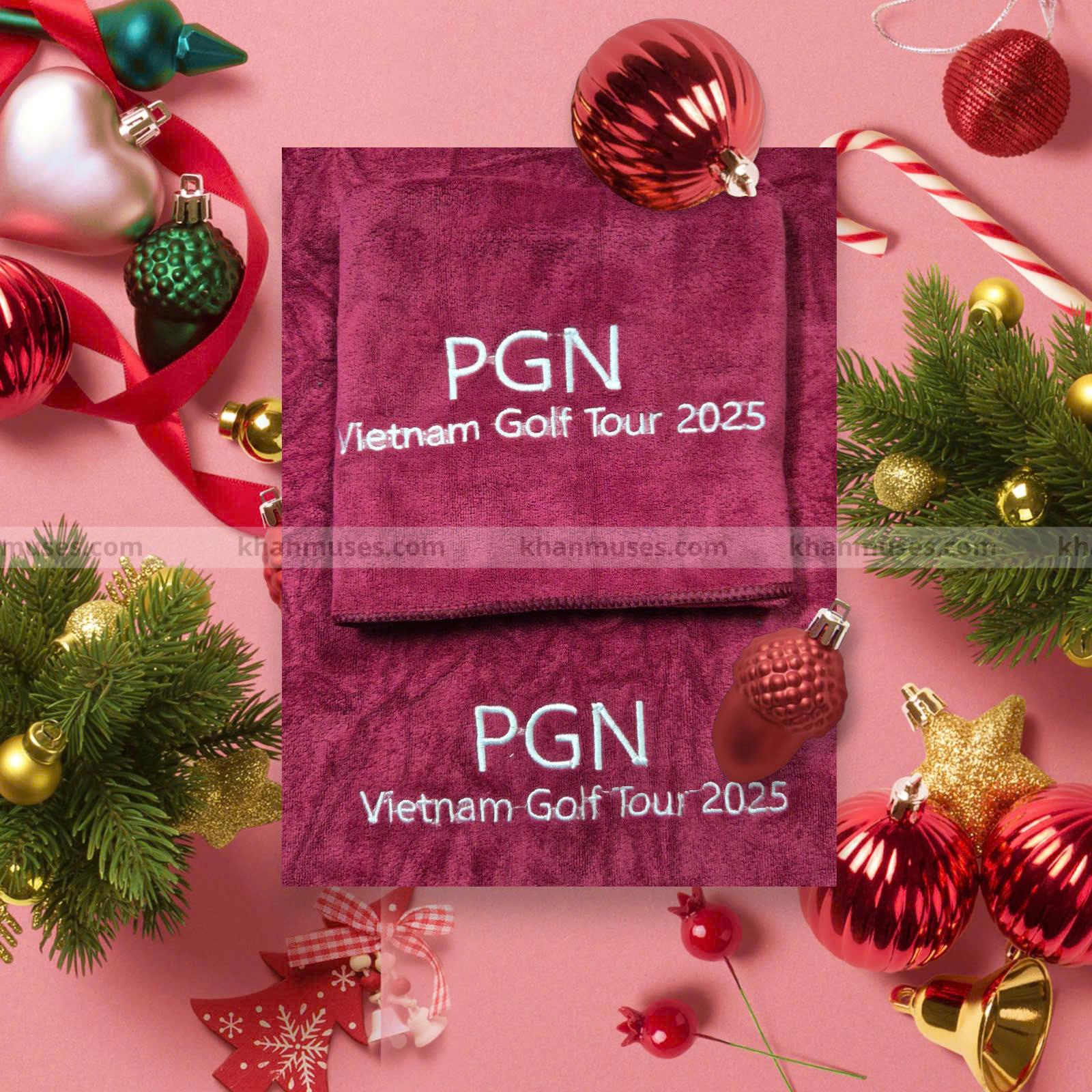Khăn Quà Tặng Microfiber Thêu Logo - VietNam Golf Tour 2025