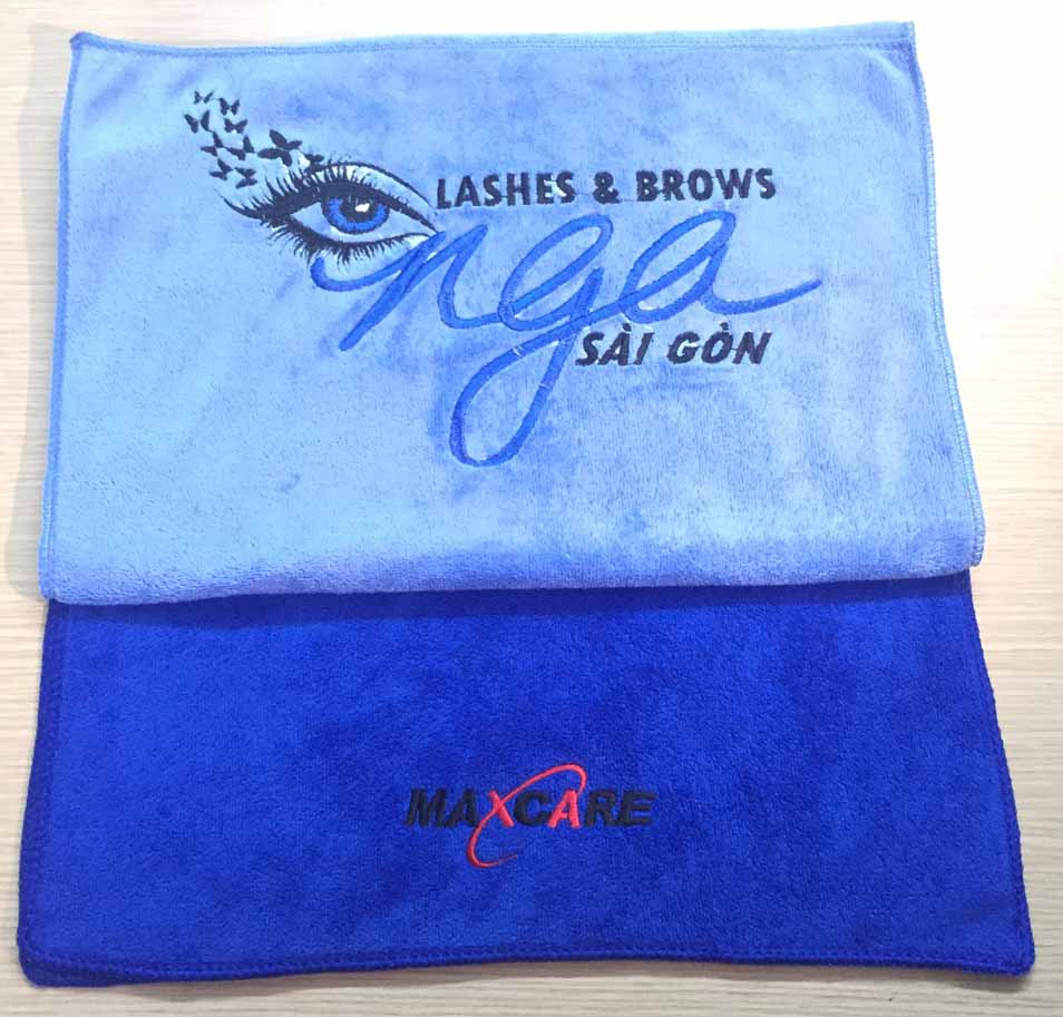 Xưởng sản xuất Khăn Spa Thêu Logo