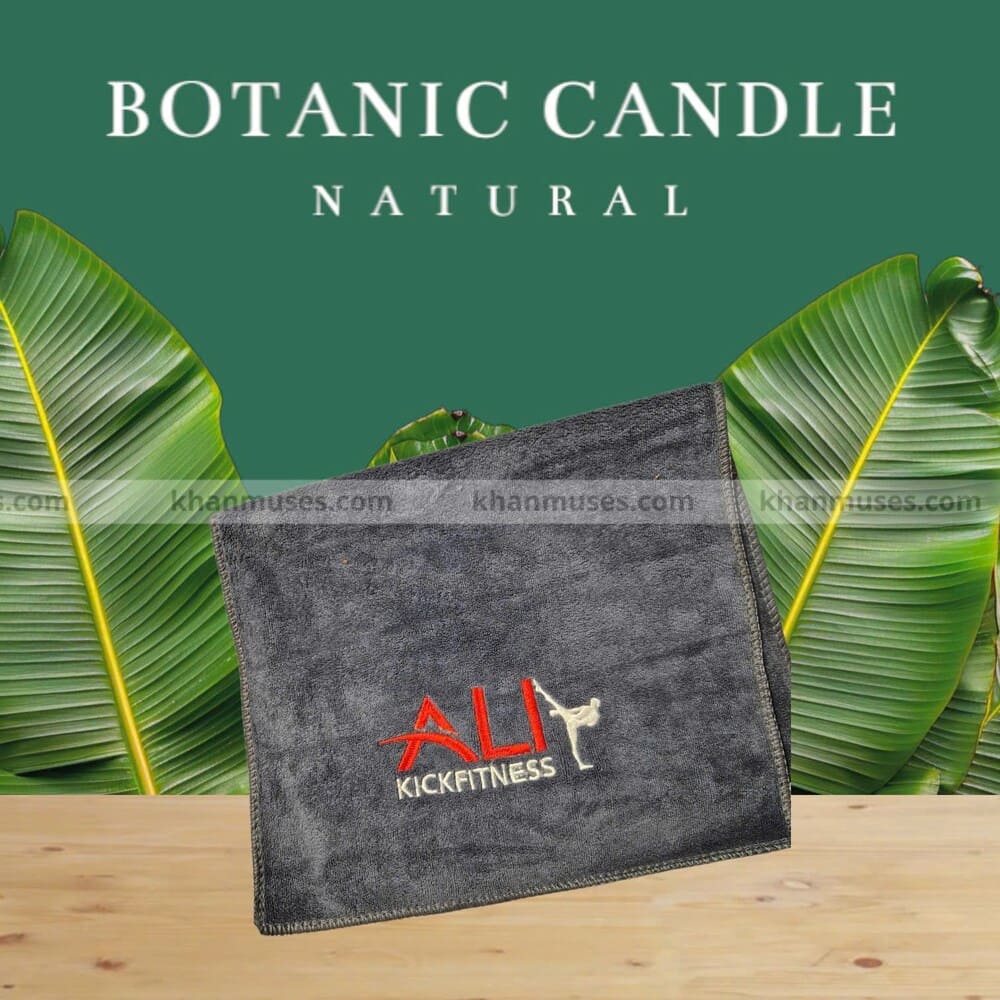 Khăn Thể Thao Microfiber Thêu Logo - Ali Kich Fitness