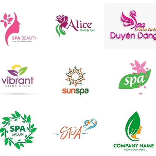 Các mẫu logo spa đẹp – Gợi ý thiết kế ấn tượng