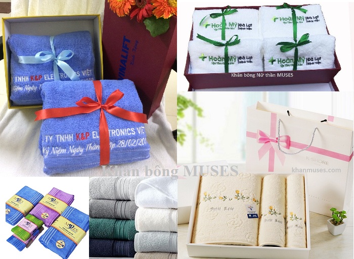 Tổng hợp 10 mẫu Khăn quà tặng Đẹp lung linh, Giá rẻ - Món quà rất ý nghĩa