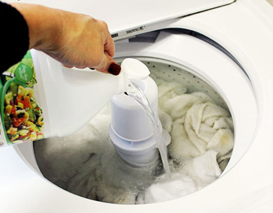 Tẩy khăn ố vàng