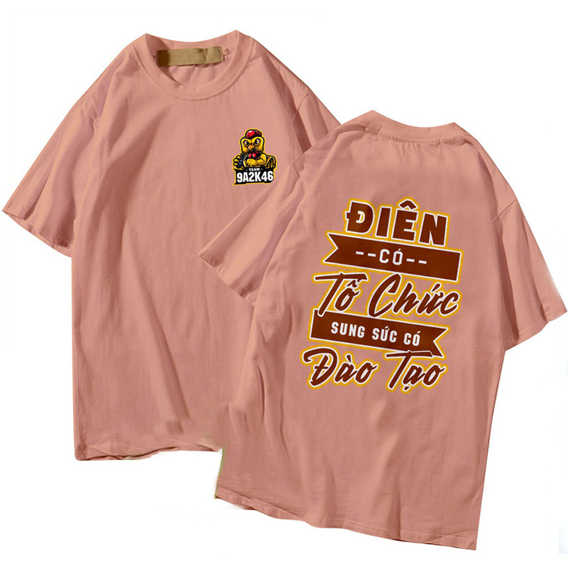 Mẫu áo lớp in slogan có cá tính riêng