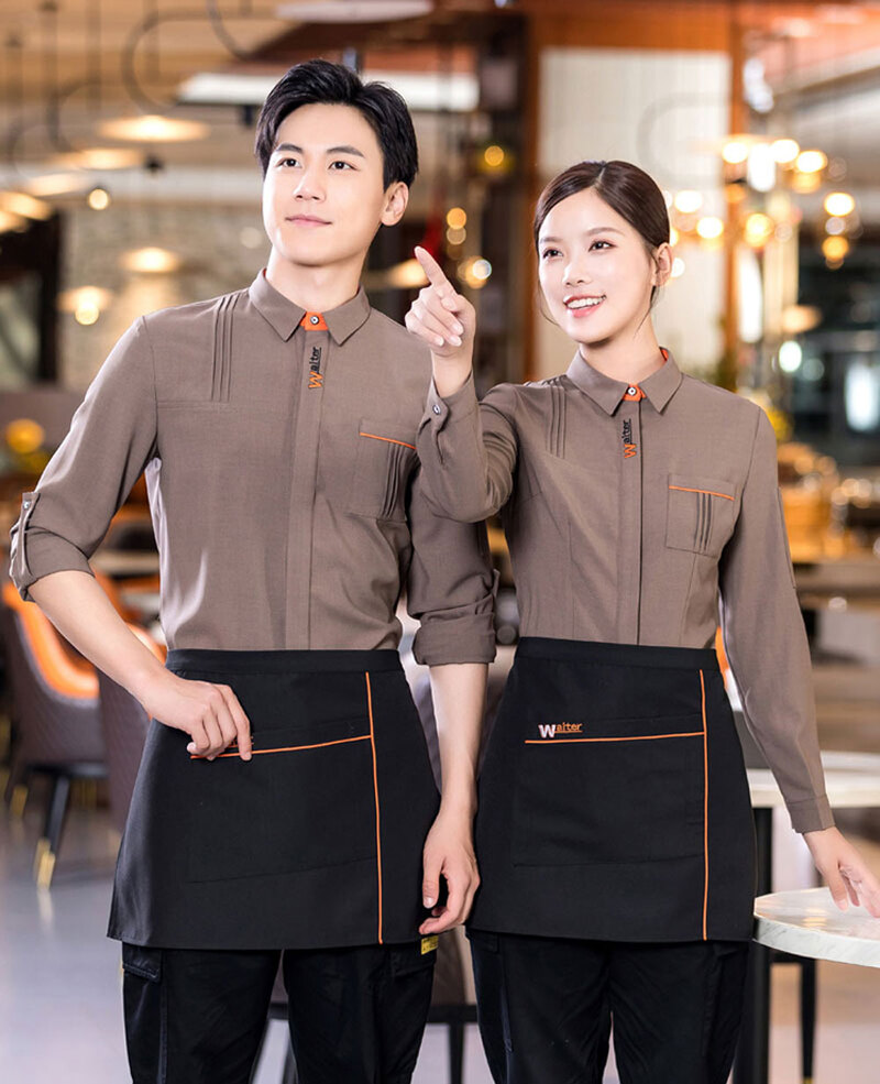 Mẫu đồng phục nhân viên phục vụ nhà hàng