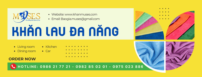 Muses cung cấp khăn cotton và microfiber theo nhu cầu