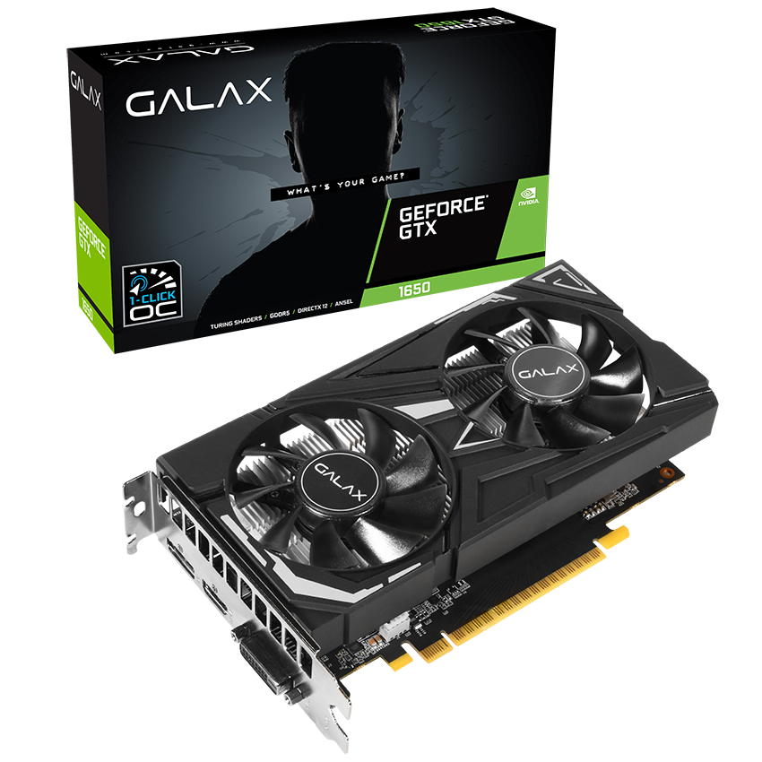 Galax GTX 1650 (1 click OC) 4G GDDR5 Máy Tính Minh Châu