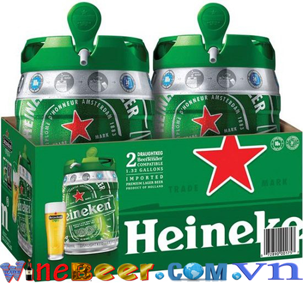 Bia Heineken bom 5l