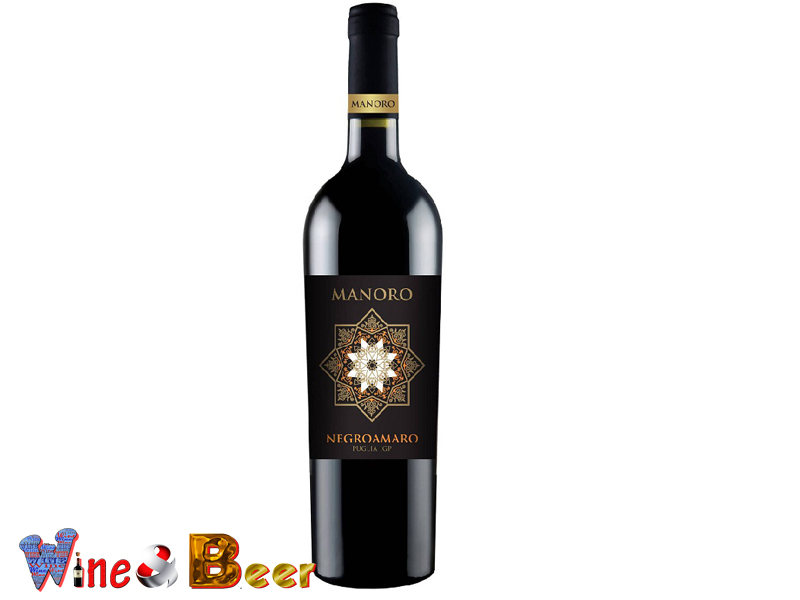 Rượu vang ý Manoro Negroamaro