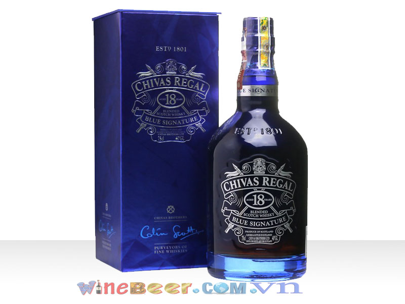 Chivas 18 blue signature