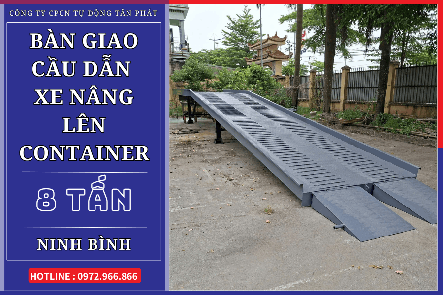 Dự án cầu xe nâng 8 tấn tại Ninh Bình