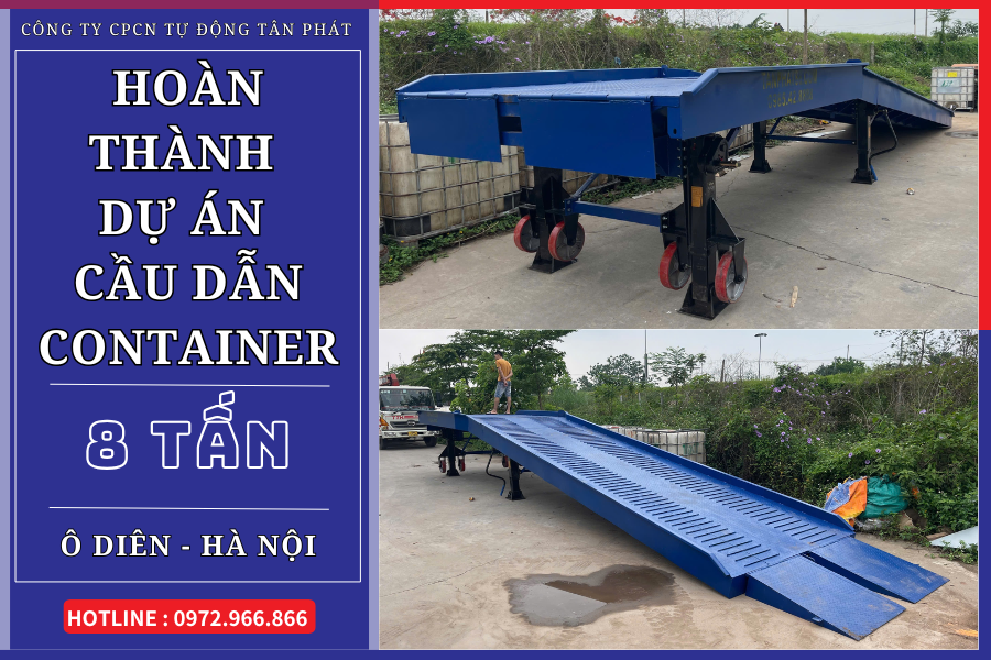 Hoàn thành dự án cầu dẫn container 8 tấn tại Hà Nội