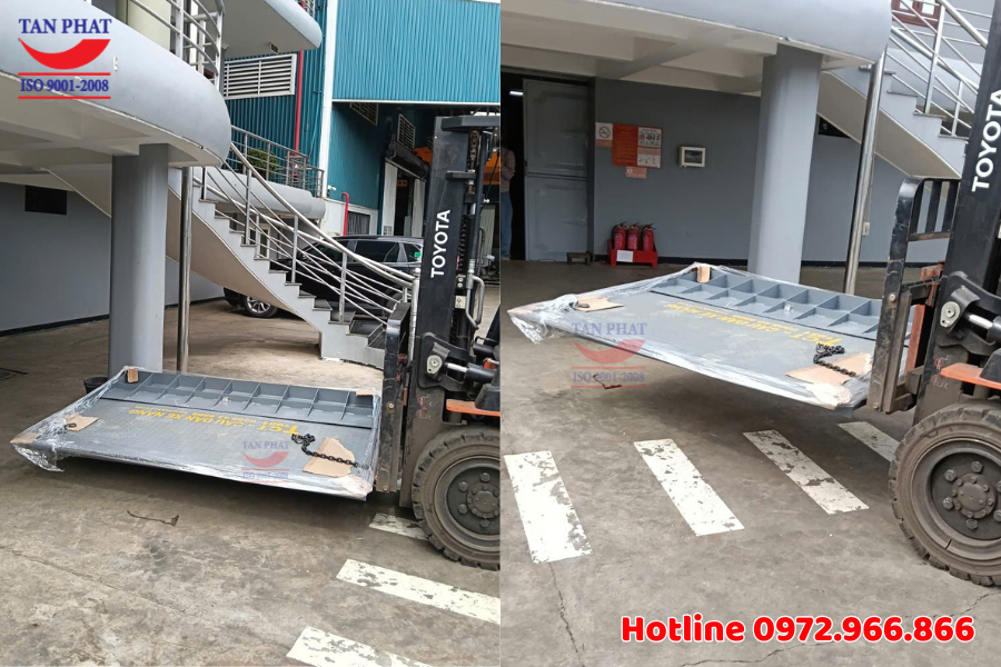 Sản xuất và bàn giao dốc dẫn 6 tấn tại Hải Phòng