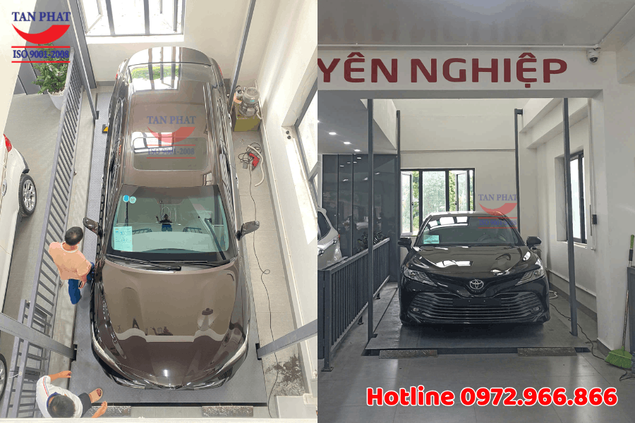 Bàn nâng ô tô thủy lực 3.5 tấn tại Hoa Lư, Ninh Bình