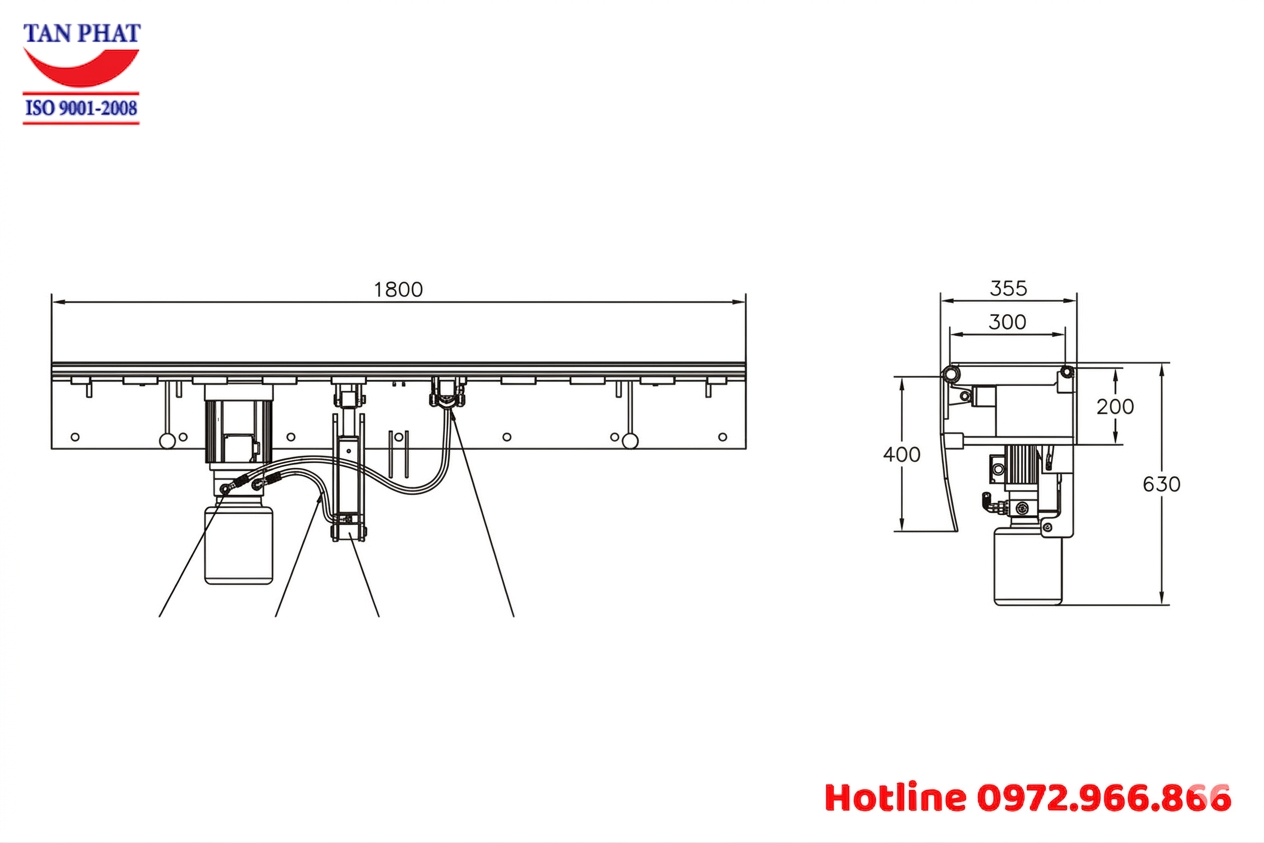 Sàn nâng thủy lực loại nhỏ (Mini Dock)