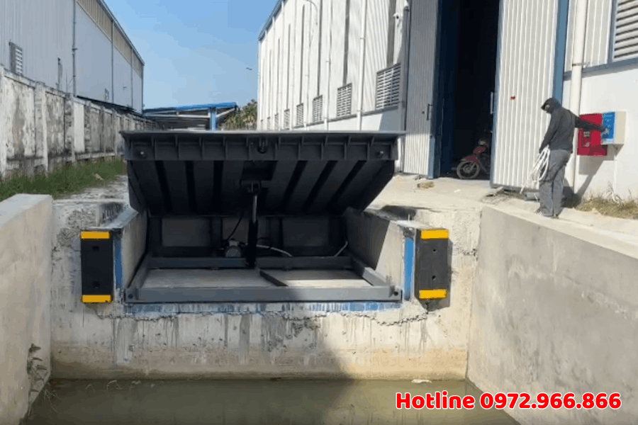 Bàn giao và lắp đặt hoàn thiện Dock Leveler 20 tấn tại Hải Phòng