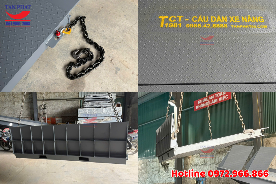 Sản xuất và bàn giao dốc dẫn 6 tấn tại Hải Phòng