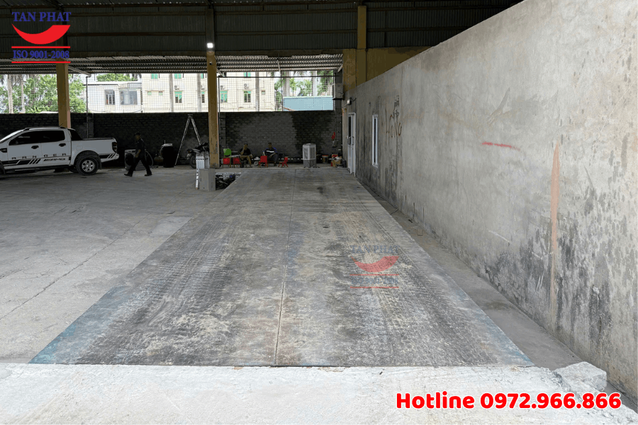 Di chuyển vị trí và lắp đặt cân ô tô 80 tấn tại Hải Dương