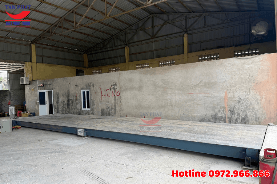 Di chuyển vị trí và lắp đặt cân ô tô 80 tấn tại Hải Dương