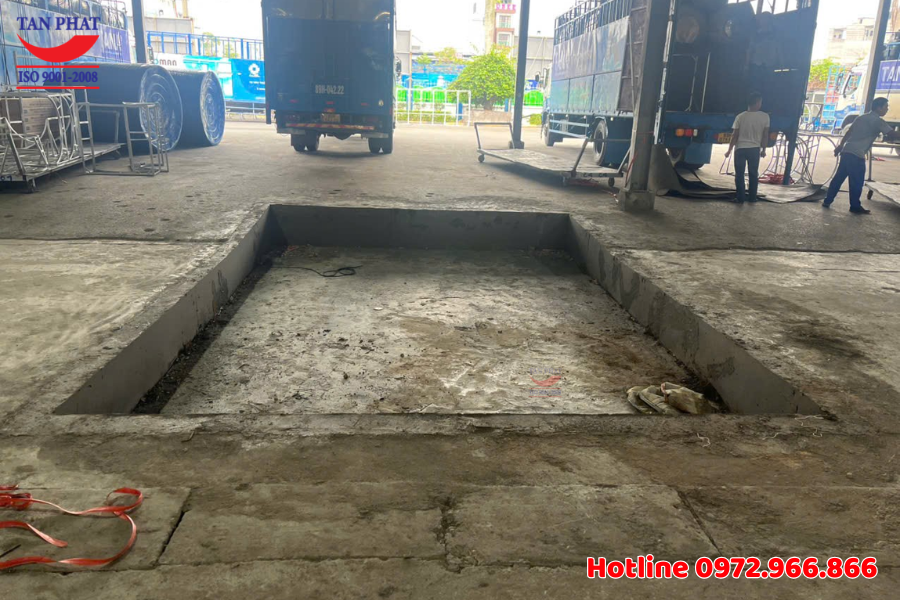 Lắp đặt và bàn giao bàn nâng 2 tấn tại KCN ở Hưng Yên 