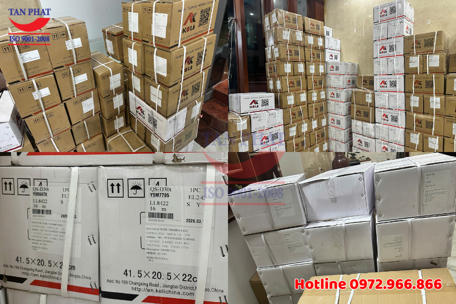 Lô thiết bị cân Keli cập bến kho Tân Phát