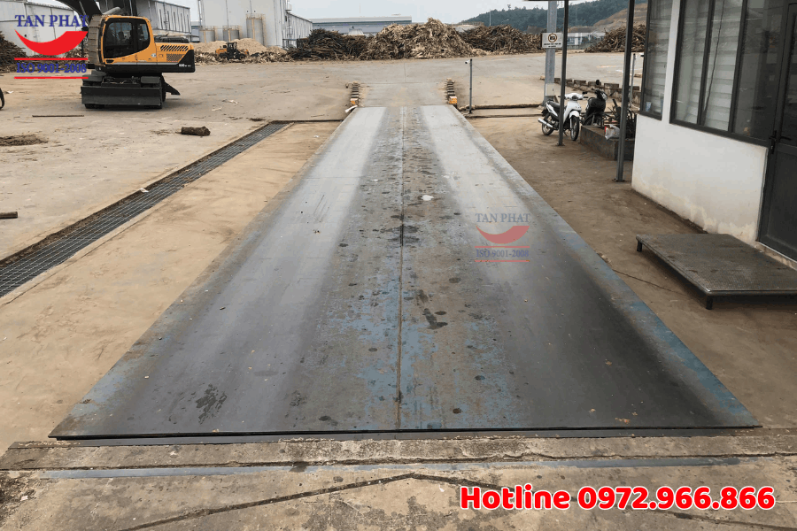 Thay thế bộ thiết bị cân ô tô 100 tấn tại Phú Thọ
