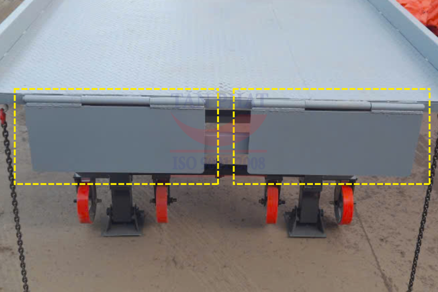 Tấm gá cầu dẫn xe nâng