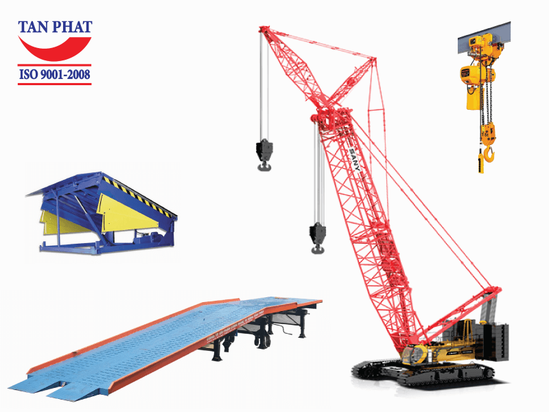 Các thiết bị nâng hạ được sử dụng phổ biến trong nhiều ngành công nghiệp