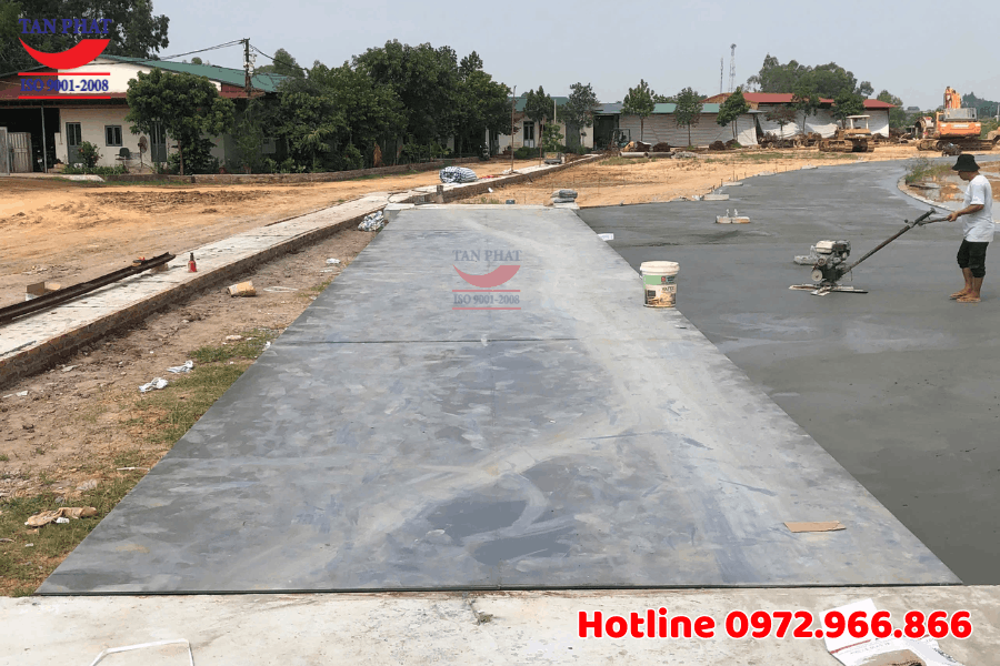 Lắp đặt cân ô tô điện tử 150 tấn tại Đa Phúc, Hà Nội