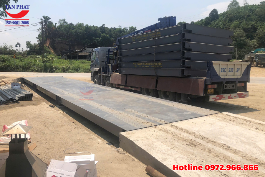 Bàn giao 03 trạm cân ô tô 100 tấn tại Quy Mông, Yên Bái