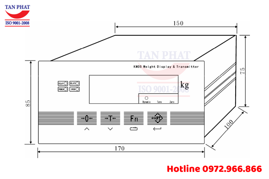 Đầu cân XK3101N (KM05) Keli