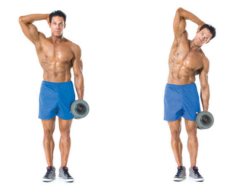 Hướng dẫn những bài tập thể hình với tạ tay tại nhà cho nam